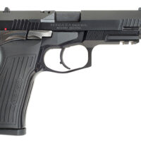 Bersa TPR9MX TPRX Full Size Frame 9mm Luger 17+1, 4.25" Black Steel Threaded Barrel, Matte Black Serrated Steel Slide & Aluminum Frame w/Picatinny Rail, Ambidextrous