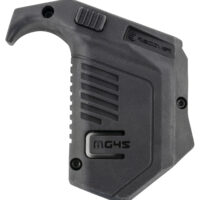 Recover Tactical MG4501 Angled Mag Pouch Double Stack, Black Polymer, 45 ACP/10mm Auto, Compatible w/ Glock