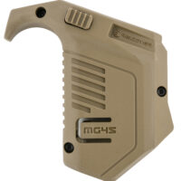 Recover Tactical MG4502 Angled Mag Pouch Double Stack, Tan Polymer, 45 ACP/10mm Auto, Compatible w/ Glock