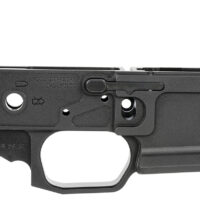 Sharps Bros SBLR08F Livewire Stripped Lower Multi-Caliber 7075-T6 Aluminum w/Black Anodized Finish Compatible w/Mil-Spec Internal Parts