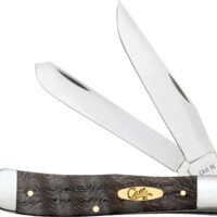 CAE TRAPPER BLK CURLY OAK WOOD