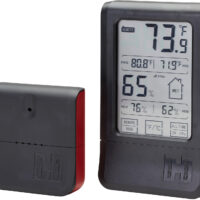 Hornady 95907 Wireless Hygrometer Touchscreen Black