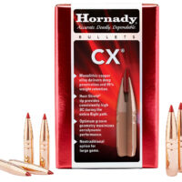 Hornady 332704 CX 338 Cal 185 gr Copper Solid 50 Per Box/ 25 Case
