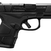 Mossberg 89046 MC2sc Sub-Compact 9mm Luger Caliber with 3.40" Barrel, 10+1 Capacity, Matte Black Finish Frame, Serrated/Optic Cut Black DLC Stainless Steel Slide & Aggressive Textured Polymer Grip