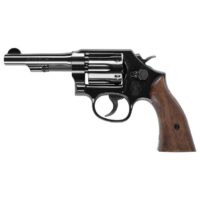 Smith & Wesson 14074 Model 10 K-Frame 38 S&W Spl+P 6 Shot 4" Blued Carbon Steel Barrel, Cylinder & Frame w/Rear Sight Integral Slot, Tyler Gun Works Walnut Grip, No Safety