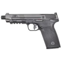 Smith & Wesson 14093 M&P 5.7 Full Size Frame 5.7x28mm 10+1 5" Black Armornite, Black Optic Ready/Serrated Stainless Steel Slide, Black Polymer Frame w/Picatinny Rail, Polymer Grip