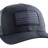 Magpul MAG1215-001 Standard Black Adjustable Snapback OSFA Structured Woven American Flag Patch