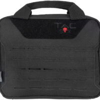 Tac Six 10814 Crew Tactical Pistol Case Black 600D Polyester 2 Handguns