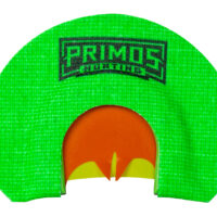 Primos PS1267 The Lucy Diaphragm Call Triple Reed Turkey Hen Sounds Attracts Turkey Green Plastic Bat Cut