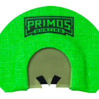 Primos PS1264 The Karen Diaphragm Call Triple Reed Turkey Hen Sounds Attracts Turkey Green Plastic