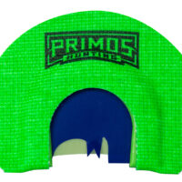 Primos PS1266 The Blair Diaphragm Call Turkey Hen Sounds Attracts Turkey Green Plastic