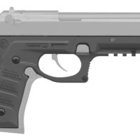 Recover Tactical BC2-04 Grip & Rail System Gray Polymer Picatinny for Most Beretta 92 & M9 Models