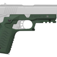 Recover Tactical CC3H03 Grip & Rail System OD Green Polymer Picatinny for Standard Frame 1911