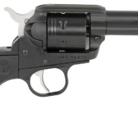 Ruger 2015 Wrangler 22 LR 6 Shot 3.75" Black Cerakote Steel Barrel, Black Cerakote Aluminum Frame, Black Cerakote Cylinder, Black Birdshead Grip, Exposed Hammer