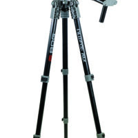 Bog-Pod 1100473 Fieldpod Max Tripod with Black Finish, Spike Feet, Carry Strap, Bubble Level, Independent Leg Adjustment & 20-48" Vertical Adjustment