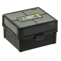 Frankford Arsenal 1083799 Hinge-Top Ammo Box 204/223Cal/300WinMag Black Polymer 100rd