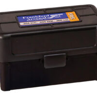 Frankford Arsenal 1083786 Hinge-Top Ammo Box 17/204/223Cal Black Polymer 50rd