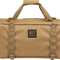 Bulldog BDT3038T BDT Tactical Single 38" Tan Nylon, Padded Shoulder Strap, Adjustable Velcro Ties, Extra Magazine Compartment