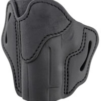 1791 Gunleather ORBH23SBLL BH2.3 Optic Ready OWB Size 2.3 Stealth Black Leather Belt Slide Compatible w/Glock 17/S&W M&P Shield Left Hand