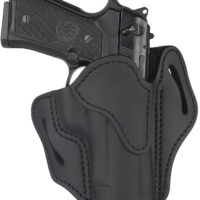 1791 Gunleather ORBH23SBLR BH2.3 Optic Ready OWB Size 2.3 Stealth Black Leather Belt Slide Compatible w/Glock 17/S&W M&P Shield Right Hand