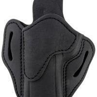 1791 Gunleather ORBH24SBLL BH2.4 Optic Ready OWB 2.4 Stealth Black Leather Belt Slide Fits Walther PPQ/Sig P320/Springfield XD-M Left Hand