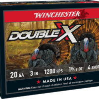 Winchester Ammo STH2034 Double X High Velocity Turkey 20Gauge 3" 1 5/16oz 4Shot 10 Per Box/10 Case