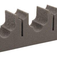 Allen 5658 Firearm & Fishing Rod Magnetic Holder Black Metal/Foam Holds 3 Rifle/Shotgun