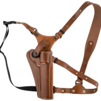 Galco GA128 Great Alaskan Size Fits Chest Up To 54" Tan Leather Shoulder/Torso Strap Fits Ruger GP100 Fits S&W L Frame Right Hand