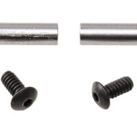 Rise Armament 12005 Anti-Walk Pin Set Black Stainless Steel AR Platform