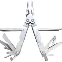 S.O.G SOG-S62N-CP PowerLock V-Cutter Polished 420 Stainless Steel 7" Long Includes Sheath