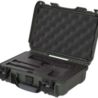 Nanuk 909CLASG6 909 Classic Gun Case Waterproof & Airline Approved Olive Polyethylene w/ Closed-Cell Foam 11.44" L x 7" W x 3.68" H Interior Dimensions