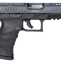 Walther Arms 5220302 WMP Optic Ready 22 WMR 10+1 4.50" Stainless Steel Barrel, Black Optic Ready/Serrated Slide, Black Polymer Frame w/Picatinny Rail, Black Polymer Grip, Right Hand