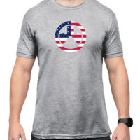 Magpul MAG1281030S Independence Icon Athletic Gray Heather Cotton/Polyester Short Sleeve Small