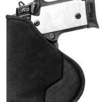 Sentry 35WB02BK HexGrip IWB Black Nylon Pocket Fits Sm Revolver, Except 5 Shot Fits 2-3" Barrel Ambidextrous