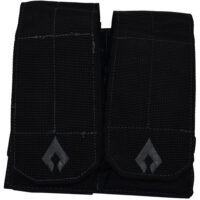 Advance Warrior Solutions AROTTMPBL Double Mag Pouch Open Top Black MOLLE
