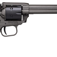 Heritage Mfg SRR22C6 Rough Rider 22 LR 6 Shot, 6.50" Tungsten Gray Cerakote Steel Barrel, Frame, Black Satin Cylinder, Black Polymer Grip, Hammer/Thumb Safety, Exposed Hammer