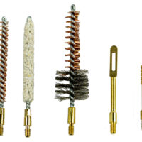 KleenBore 556-SET MSR/AR Platform Accessory Cleaning Set #8-32 Thread Cotton Mop Bore Brush Bronze Bristles