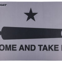 TekMat TEKR17CATIC Cleaning Mat Black/Gray Rubber 11"x17" "Come And Take It"/Cannon