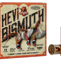 HEVI-Shot HS14713 HEVI-Bismuth Upland 12Gauge 2.75" 1 1/4oz Bismuth 3Shot 25 Per Box/10 Case
