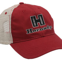 Hornady 99231 Hornady Cap Mesh Cap White Red Structured