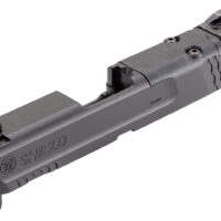 Smith & Wesson 3015613 Slide Assembly Shield Fits S&W Shield/Shield Plus Optic Ready 9mm Luger Black Armornite Stainless Steel 3-Dot White Sights