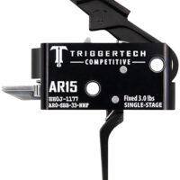 TriggerTech AR0SBB33NNF Competitive Flat Single-Stage 3 lbs Fixed for AR-15
