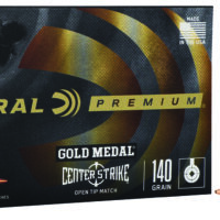 Federal GM65CRDOTM1 Gold Medal Centerfire Rifle 6.5Creedmoor 140gr Open Tip Match 20 Per Box/10 Case