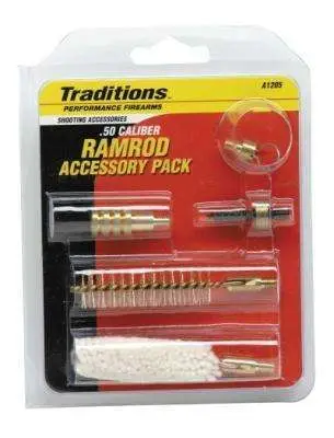 TRADITIONS MUZZLELOADING  RAMROD ACC'S PACK .50CAL 10/32