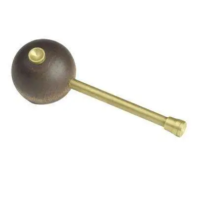 TRADITIONS MUZZLELOADING  ROUND-HANDLE BALL STARTER WOOD/BRASS  ( 6 PER CASE )