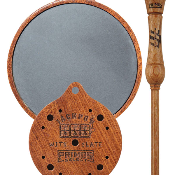 Primos 216 Jackpot  Striker Call Turkey Sounds Gray/Natural Hardwood