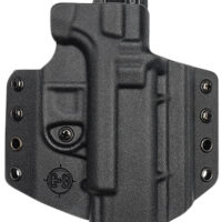 C&G Holsters 0006100 Covert OWB Black Kydex Belt Loop Fits Glock 19 Fits Glock 23 Fits Glock 45