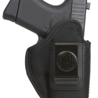 1791 Gunleather PNIWB3BLKR Premium Nylon IWB Size 03 Black Ballistic Nylon Belt Clip Right Hand