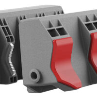Real Avid AVSFJPF Smart-Jaws Tube-Fit Sleeves Reversible Gray/Red Rubber Overmold & Steel Side