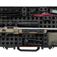 Magpul MAG1302BLK DAKA Grid Organizer Black Polypropylene for Pelican 800 Vault Double Rifle Case